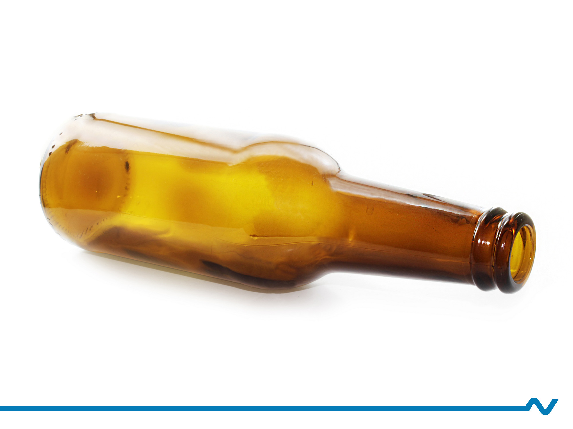 Bierflasche als Symbol für Alkohol am Arbeitsplatz